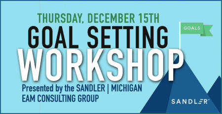 2022 Goal setting workshop Invite - Sandler - Michigan