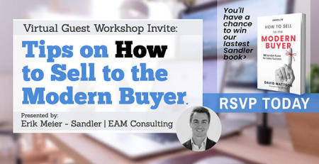 Join Us for This Sales Workshop - Sandler Michigan